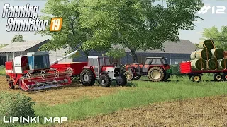 Collecting bales and starting harvest | Small Farm | Farming Simulator 2019 | Episode 12