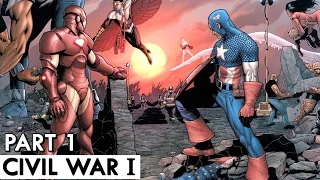 Marvel Civil War Complete Comic Part 1 | Explained In Hindi | BNN Review