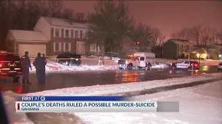 Couple's death a possible murder-suicide