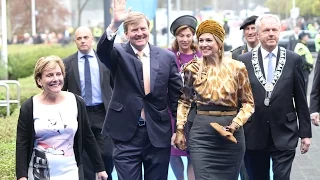 Koning Willem Alexander en Koningin Maxima bezoeken Zwolle