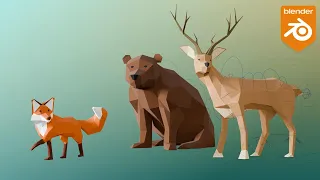 Low Poly Animal Creation - Blender