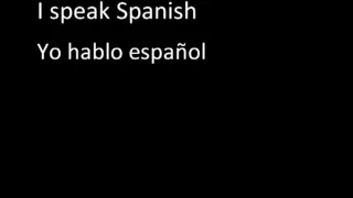 Learn Spanish 1