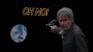 Han Solo shoots the wrong way...