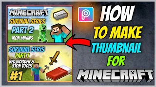 how to make a thumbnail for Minecraft videos | in android | how to make a Minecraft video