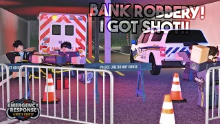 Police Chase With Bank Robbers.. (I GOT SHOT!) | Emergency Response: Liberty County