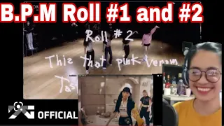 BLACKPINK - ‘B.P.M.’ Roll #1 + Roll #2 (REACTION VIDEO) | MISS A CHANNEL #blackpink