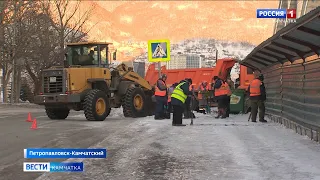 Жители Петропавловска жалуются на плохую расчистку улиц || Вести-Камчатка