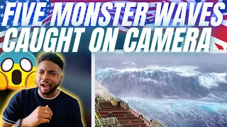 🇬🇧BRIT Reacts To 5 MONSTER WAVES CAUGHT ON CAMERA!
