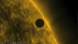 Venus Planet Transit before the sun seen from earth  by NASA SDO