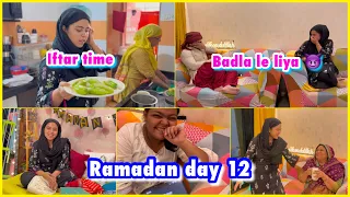 Ramadan day 12 ✨ | got special eid gift ❤️🤲🏽 | iftar with family | badla le liya 😈 | vlog