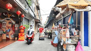 Hidden Gem Community in Bangkok - Talat Noi 🇹🇭 Thailand [4K]