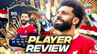 5⭐4⭐ 95 TOTS SALAH PLAYER REVIEW | FC 24 Ultimate Team