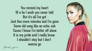 I Don't Wanna Go - Alan Walker, Julie Bergan (Lyrics) 🎵