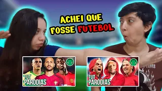 REACT BATE DE TRIVELA E SÓ QUER VRAU | FUTPARÓDIAS