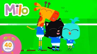 Conoce el lado deportista de Milo 😽⚽️ | Milo, el gato #dibujos #niños