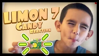 Reaction - FUNNY SOUR FACE !!!!! Lemon 7 Candy