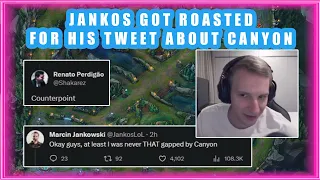 Jankos got ROASTED for His Tweet About CANYON 🤔