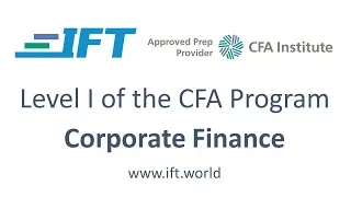 Level I CFA CF: Cost of Capital-Lecture 4