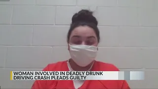 Woman involved in deadly drunk driving crash pleads guilty