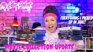 Movie Collection Update | What I Picked Up Jan (2024) | My Killer Podcast