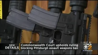 Commonwealth Court upholds ruling blocking Pittsburgh assault weapons ban
