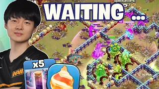 NAVI World Record STOPPED by OVERGROWTH SPELL  | Clash of Clans