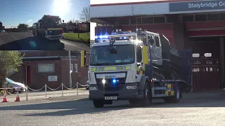 Stalybridge DAF Beavertail + Pump Turnout - Greater Manchester Fire And Rescue Service