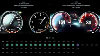 [0-200] BMW 5er Touring 530d 2011-2013 vs BMW 5er Sedan 530e 2017-current