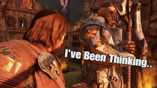 Captain Tells Talion His Brilliant Idea - Shadow Of War