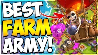 LavaLoonion is the Most Popular Farm Army! Best TH9 Farming Attack Strategy in Clash of Clans