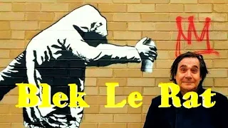 Graffiti - Blek Le Rat "King of Chicago" DIY Stencil Graffiti STREET Art