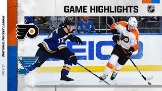 Flyers @ Blues 3/24 | NHL Highlights 2022