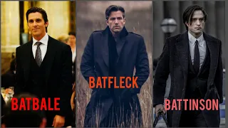 Christian bale vs Ben Affleck vs Robert Pattinson | Batman Edit | Bloody Mary Lady Gaga #batman