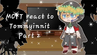 || Dream SMP react to Tommyinnit || Part 2 || Gacha club ||