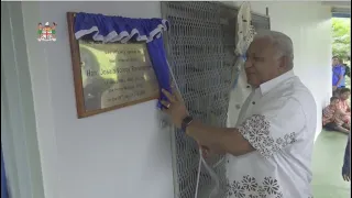 Fijian Prime Minister officiates at opening of the Dawasamu Police Post