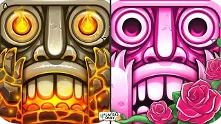 Temple Run 2: VOLCANO ISLAND Map VS VALENTINE'S DAY LOVE RUN!