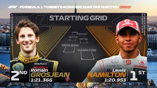 2012 Hungarian Grand Prix GRID with 2023 graphics