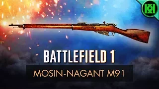 Battlefield 1: Mosin-Nagant M91 Review (Weapon Guide) | New BF1 DLC Weapons | BF1 PS4 Gameplay