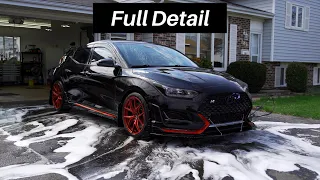 Hyundai Veloster N - Full Car Detail & Polish - ASMR