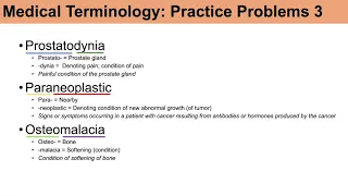 Medical Terminology | The Basics and Anatomy | Practice Lesson 4