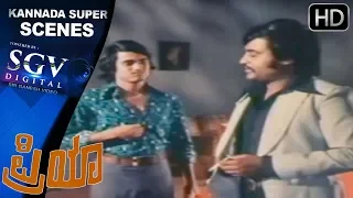 Sridevi Sharing Feelings with Rajinikanth - Kannada Super Scenes - Priya Kannada Movie