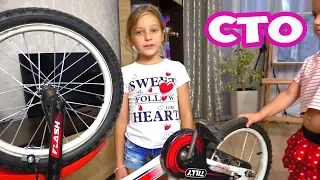 Как заменить камеру и покрышки на детском велосипеде? Сможет ли Ева сама?