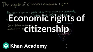 Economic rights of citizenship | Citizenship | High school civics | Khan Academy