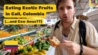 Eating Exotic Fruits in Colombia (and Cow WHAT??)