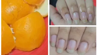 How to grow your nails really fast with orange peal  long in just 10 days |#shortsvideo#instagram