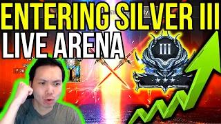 LIVE ARENA F2P END GAME ENTERING SILVER 3! CHANGES COMING? | RAID: SHADOW LEGENDS