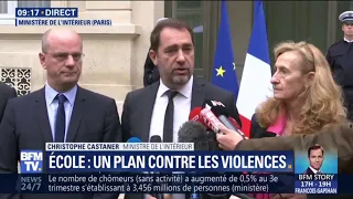 Christophe Castaner détaille les premières mesures du plan contre les violences à l'école