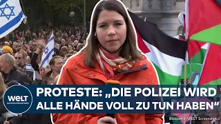 PRO-PALÄSTINA-DEMOS IN DEUTSCHLAND: Anti-Israelische Propaganda in mehreren Städten befürchtet