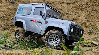 Tamiya CC-01 - Land Rover Defender 90 - Another run & shout out to MS Fun Racer