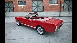 Revology Car Review | 1966 Mustang GT Convertible in Candy Apple Red